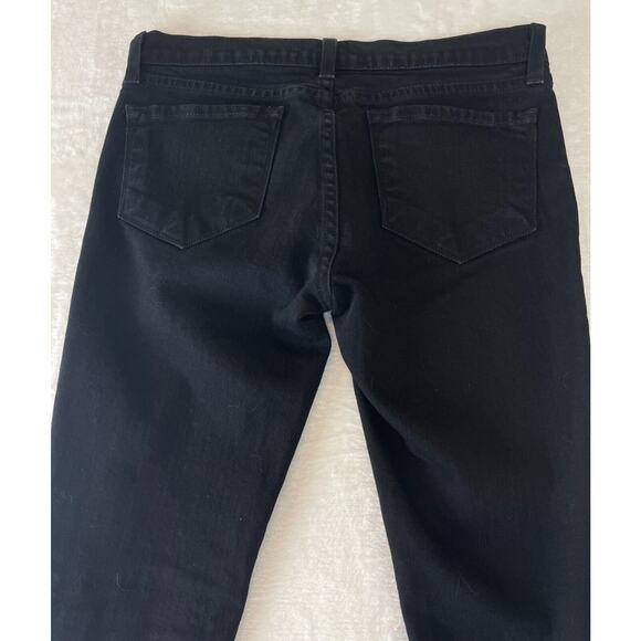 J Brand Jeans The Deal Womens 27 Black Noir Ankle Zip Skinny Leg Stretch 9612 - Picture 11 of 12